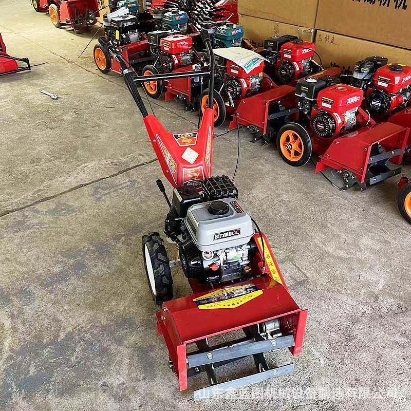 农用汽油手推锄草机菜园地垄间种植开沟机多用途旋耕松土除草机