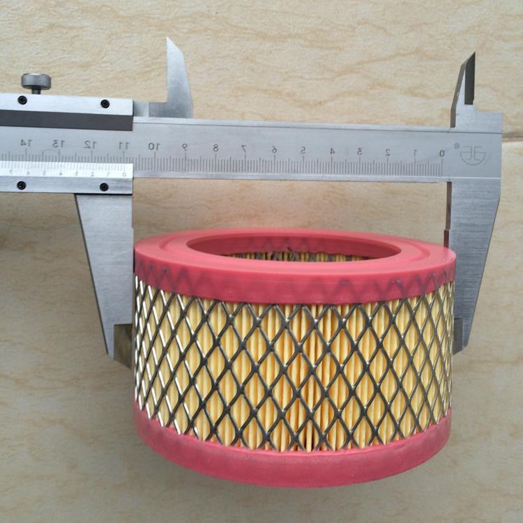 适用于向扬空压机3.7KW/5HP两头通两头胶内外铁网C1213空气滤芯