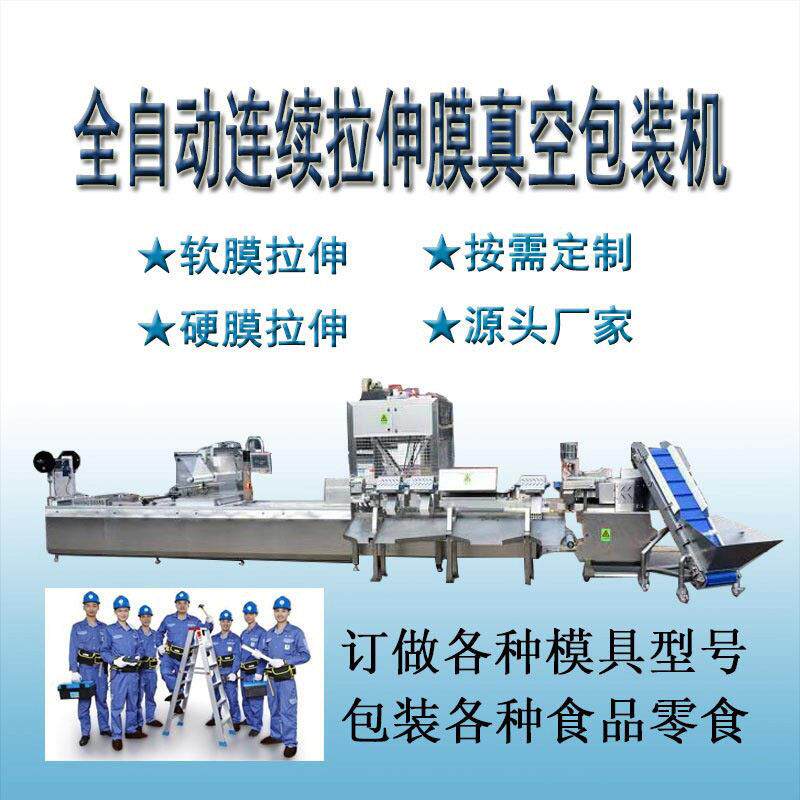大黄鱼拉伸膜真空包装机多种型号售卖QQ小鱼肠拉伸膜真空包装机