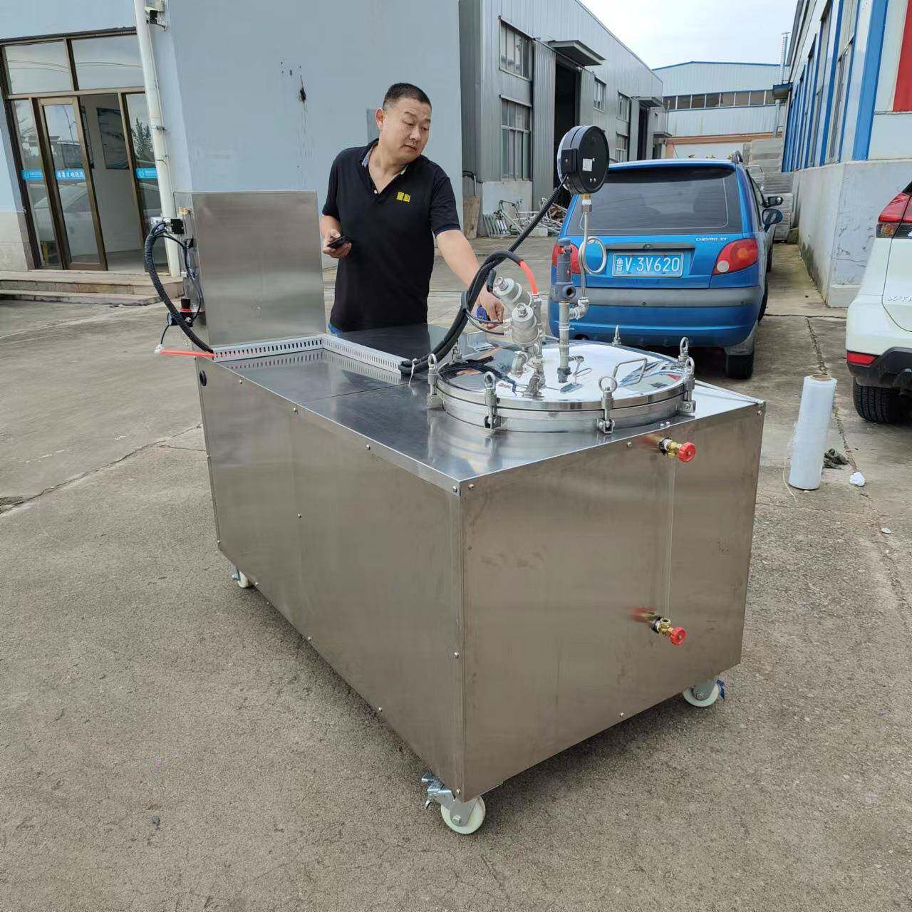 立式真空袋粽子杀菌锅枸杞鸡汤卤制品小型杀菌机反压水浴杀菌锅