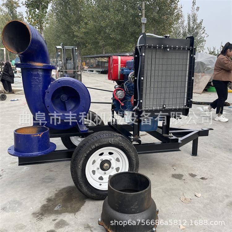 四缸大流量12寸抽水机柴油款多级高压喷灌泵浇地灌溉柴油水泵
