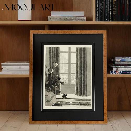 木吉中古风客厅组合装饰画高级法式复古沙发背景墙挂画小众艺术画
