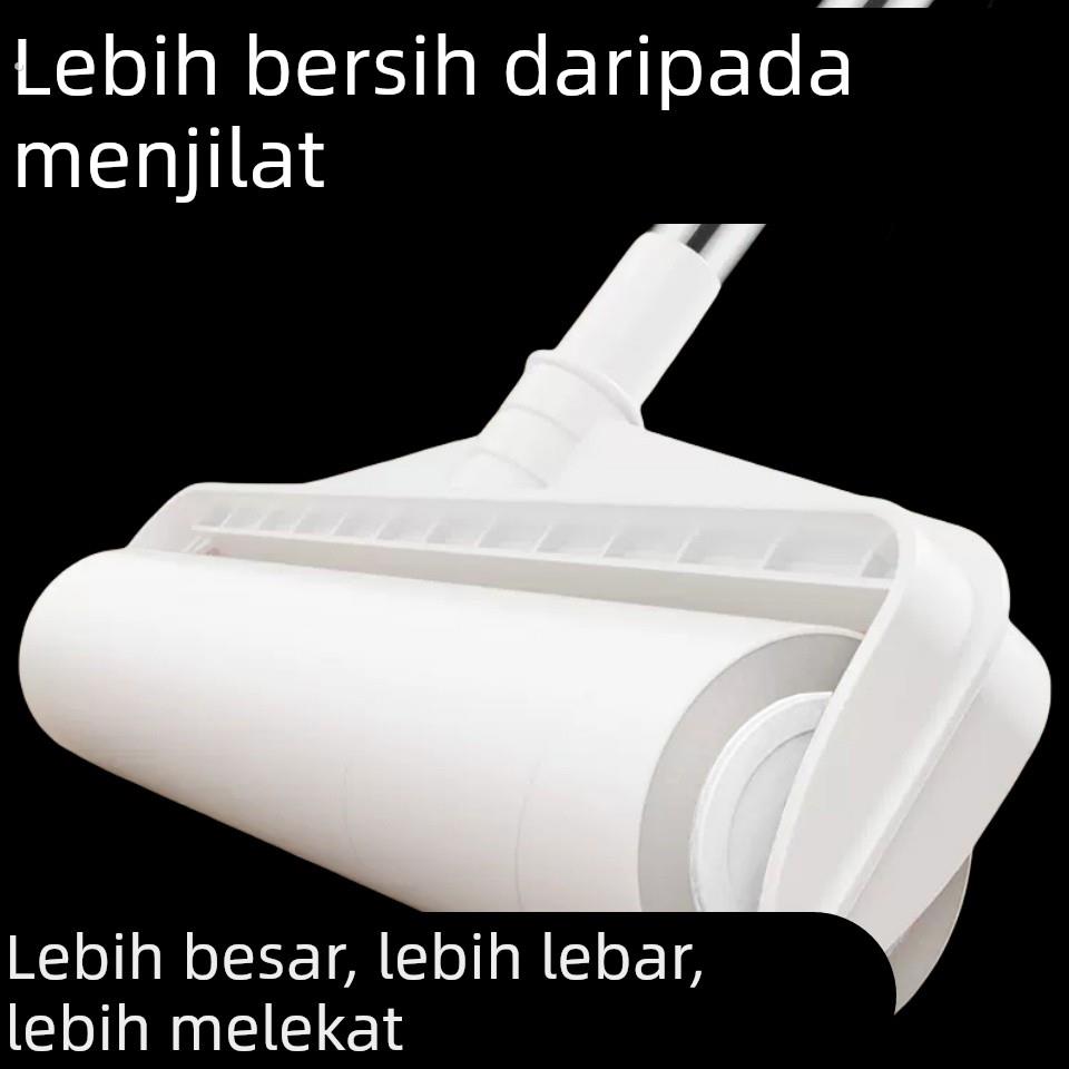 可撕式粘毛器加长杆加大滚筒除尘纸粘宠物毛发除毛器粘毛发神器