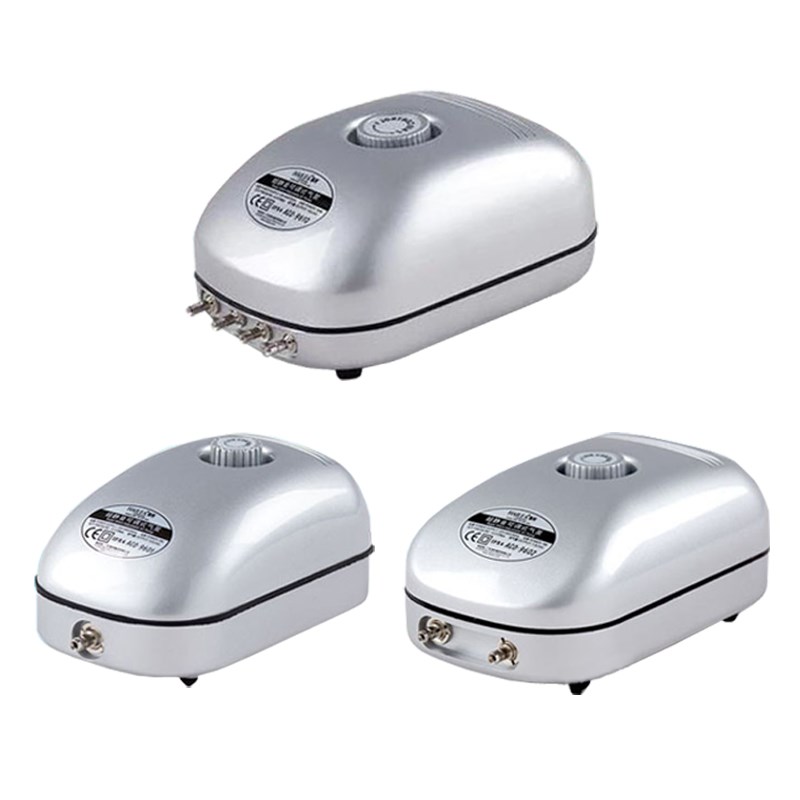 海利ACO9602 9610 超静音气泵 双头 四头氧气泵增氧泵打氧机