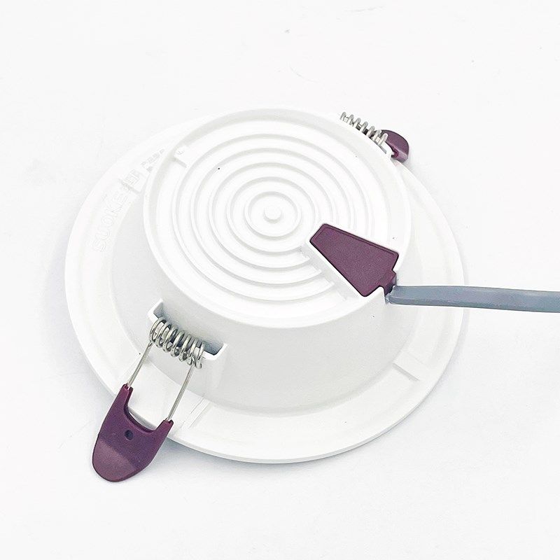 b71黎明系列led筒灯超薄嵌入式天花灯吊洞灯6w10w4寸15w20w黑边索