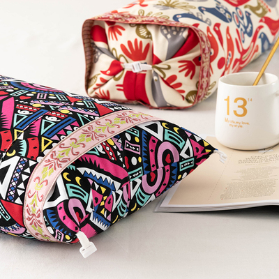 全棉粗布枕套全荞麦皮枕芯高低可调节颈椎枕头单人长方形护颈高枕