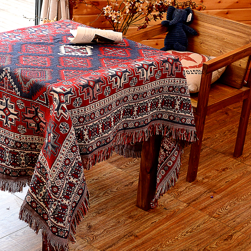 美式乡村单双人沙发巾纯棉全盖欧式田园布艺沙发套罩双面桌布盖巾