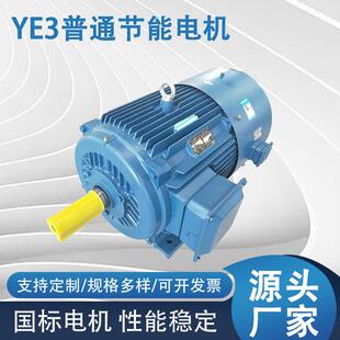 YE3普通节能电机三级能效普通型三项异步电动机普通高效节能电机