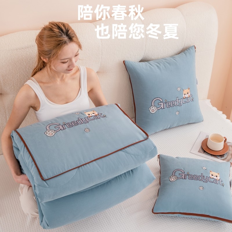 抱枕车用被子两用枕头被午睡便携高档夏天靠枕车载枕头毯子二合一,居家布艺,抱枕被,淘宝优惠券,粉丝福利购,淘宝优惠卷