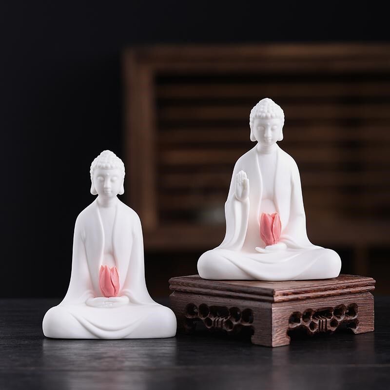 陶瓷如来家居玄关室茶室茶桌摆设