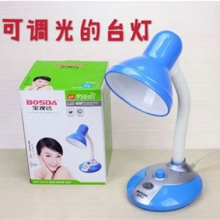 可调光调节亮度台灯护眼习宿舍床头室灯旋钮式调光护眼台灯