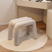 三梦化妆凳设计感化妆凳简约奶油风梳妆凳女生卧室妆凳梳妆台凳子