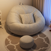 懒人沙发可躺可睡豆袋单人阳台网红创意椅子卧室休闲小沙发