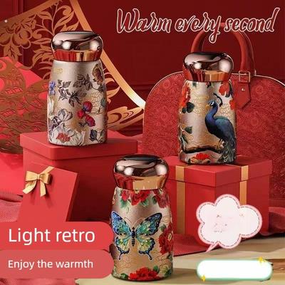 迷你保温杯小巧便携陶瓷内胆女士高颜值2025新款中国风口袋