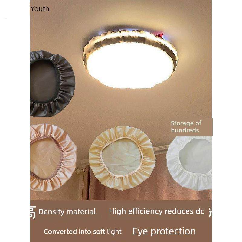 灯罩防刺眼婴儿新生儿卧室台吊灯挡光用吸顶灯太亮柔光罩盖布遮光