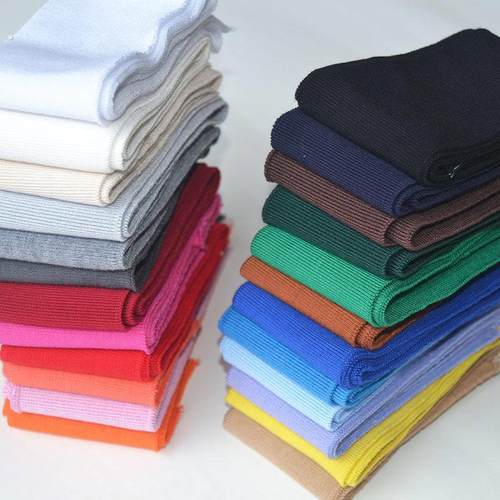 宽6厘米 单层丝光棉罗纹 薄软款针织螺纹服装辅料袖口下摆收口