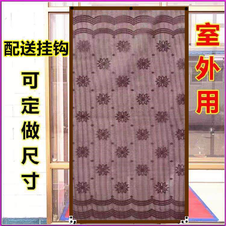 夏季纱门帘防蚊门帘一体夏天防蚊虫纱门帘整体纱帘定做门帘子无磁