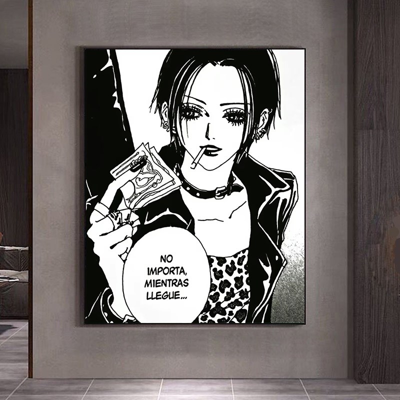 娜娜本城莲数字油画 手工填色涂鸦丙烯油彩画情侣画