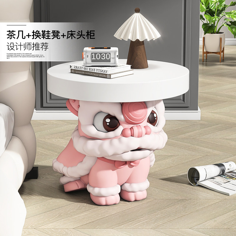 国潮醒狮客厅落地家居饰品电视柜旁沙发茶几边几牀头,家居饰品,落地摆件,淘宝优惠券,粉丝福利购,淘宝优惠卷