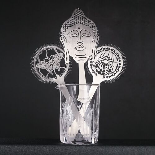 酒吧灵魂御之器限量调酒师滤冰器花纹绘画设计款