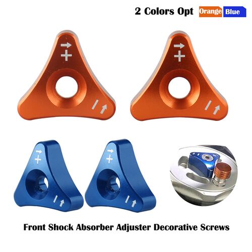 适用 Huqn W 改装前叉避震减震调节螺丝