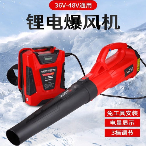 英国进口豪顿大功率便携背负手持锂电吹风机吹雪落叶公道路电动树