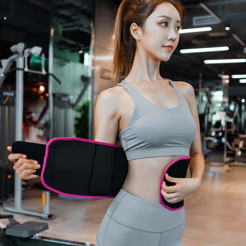 厂家可调节运动健身腰带透气暴汗护腰发汗束身腰部训练带加压