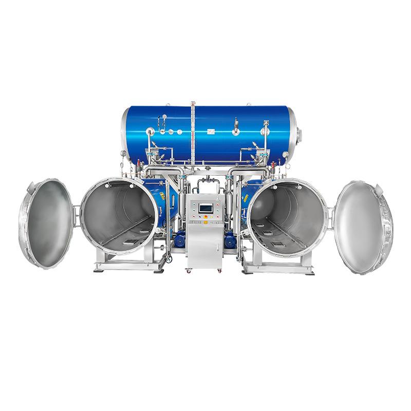 全自动双层水浴杀菌釜肉制品杀菌锅休闲食品甜玉米用高压杀菌锅