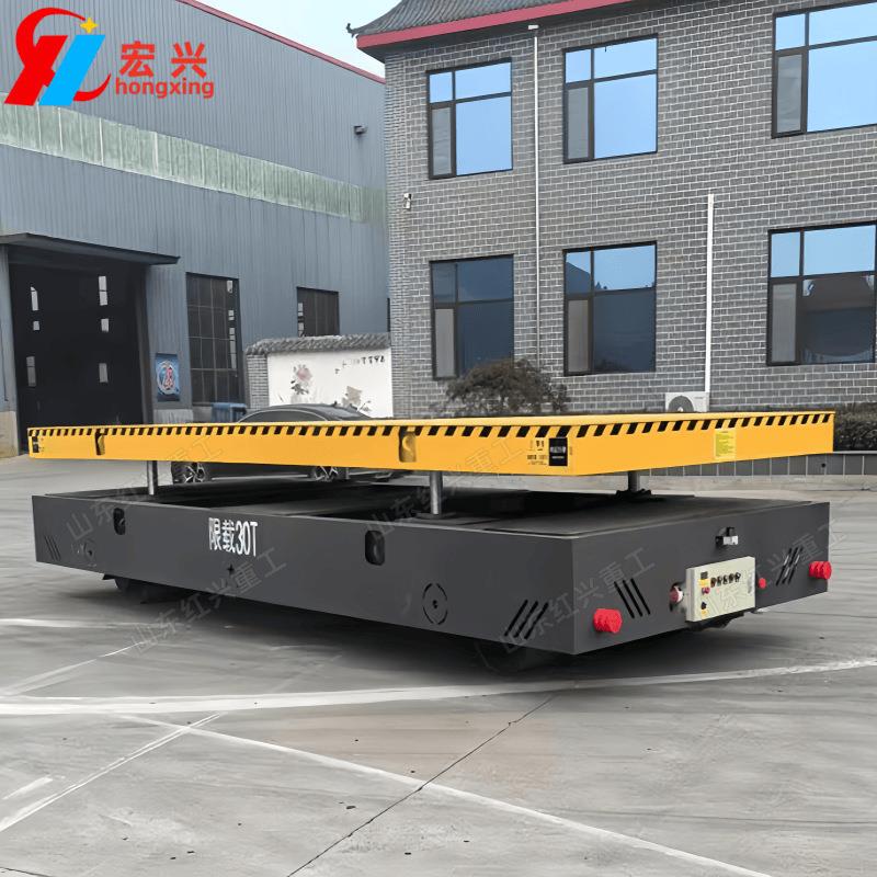 平板电动平车四轮搬运车无轨电动地平车工业轨道地平车20吨0吨