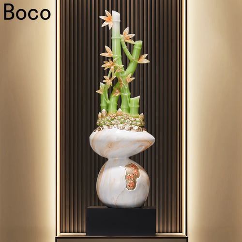 BOCO新中式竹子时来运转摆件
