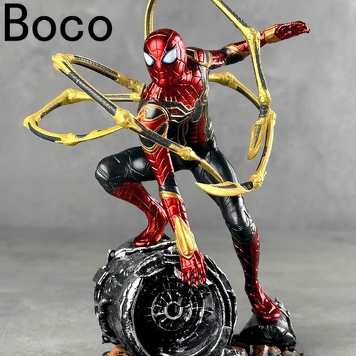 BOCO钢铁蜘蛛侠动漫手办摆件