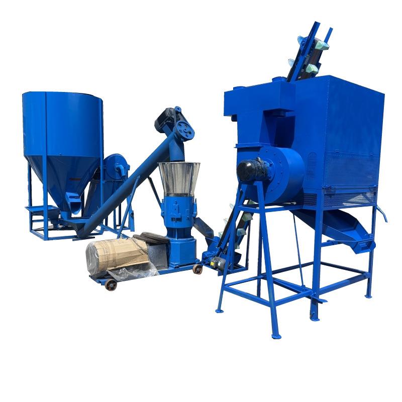 畜牧养殖饲料机牛羊厂家中小型家用饲料颗粒机养殖用颗粒均匀