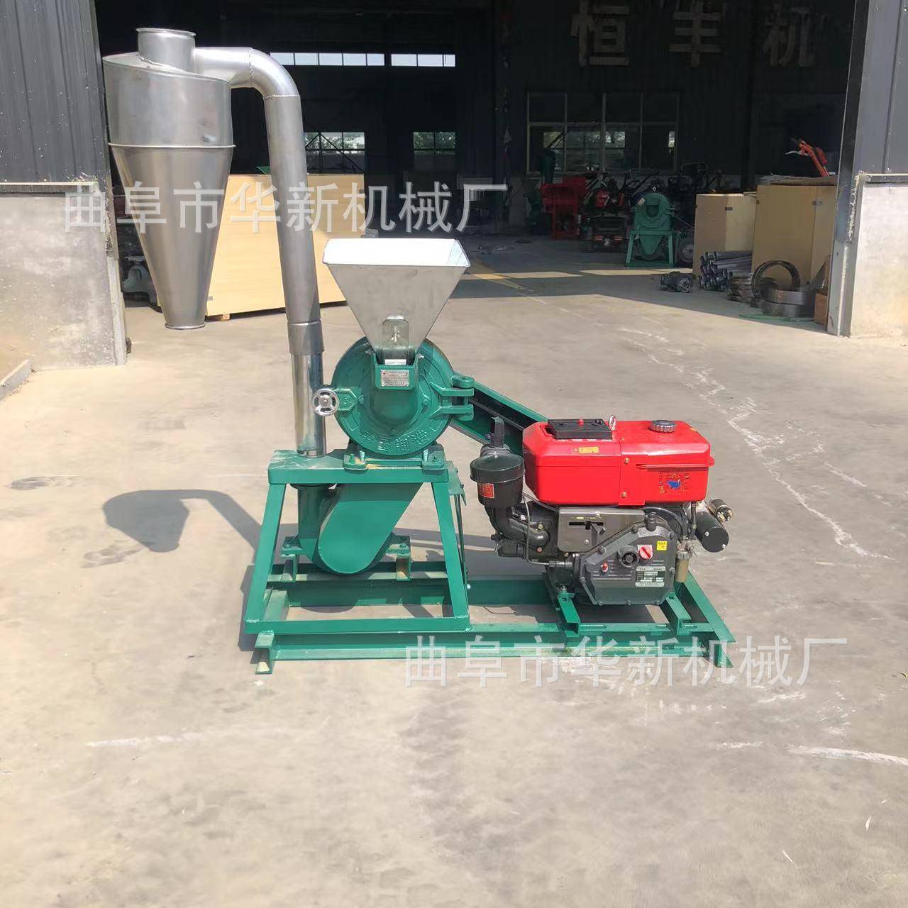 自吸玉米粉碎机饲料粉碎机打粉机磨面机小型养殖家用两相三相220V