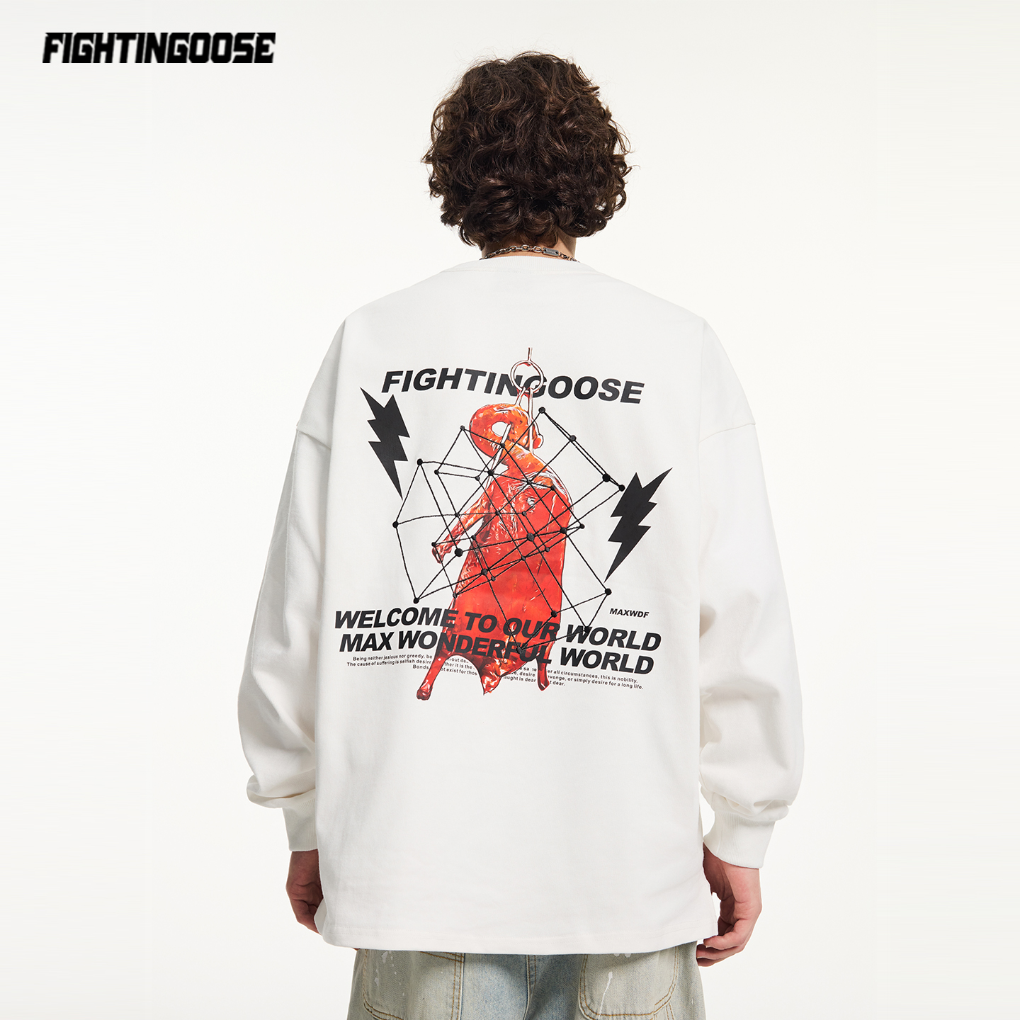 美式慵懒松弛感卫衣重磅宽松