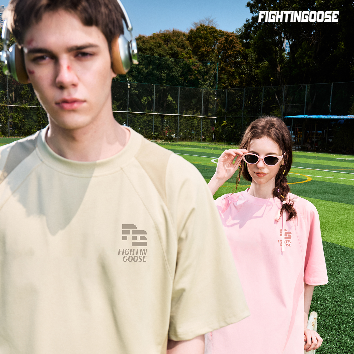 男生短袖肌理感运动上衣