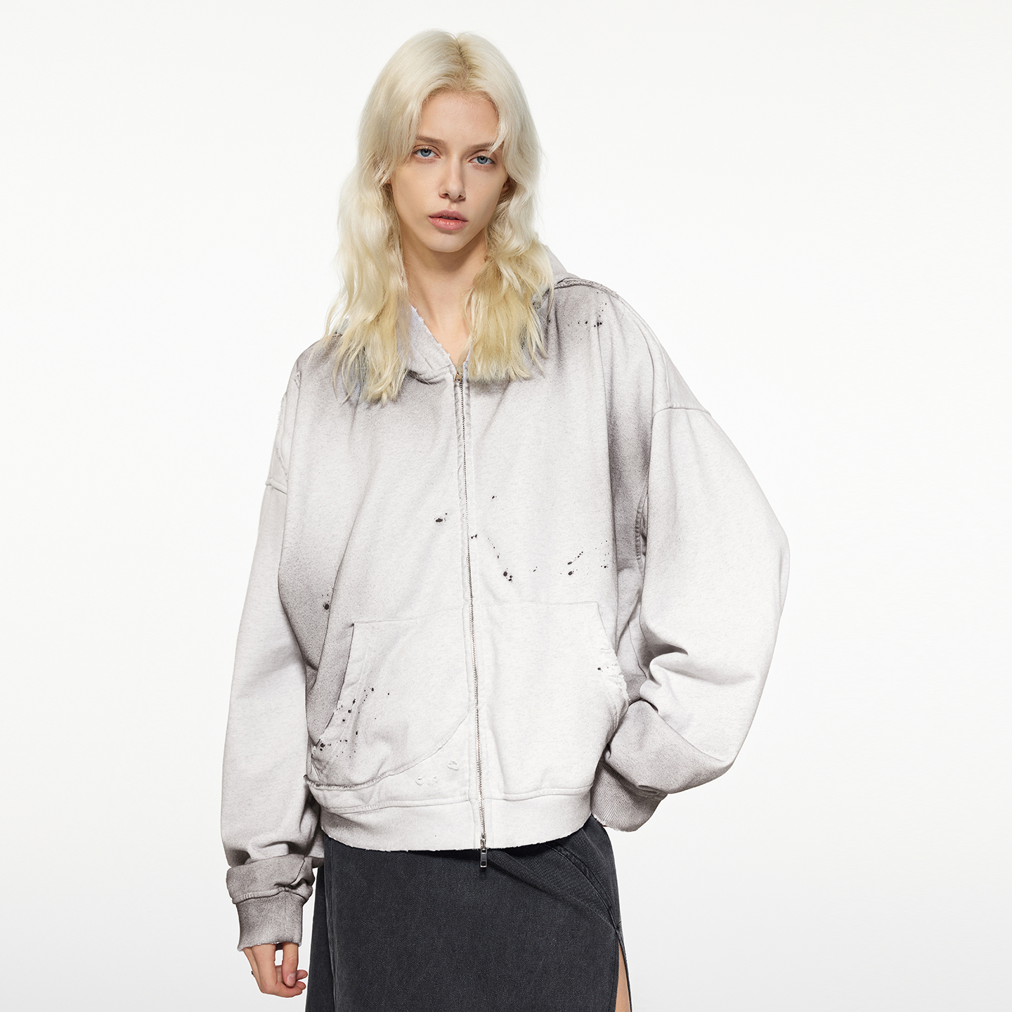 美式痞帅高级感卫衣复古水洗