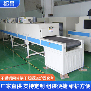烘干炉流水线 动作隧道炉固化炉不锈钢网带烘干线红外线隧道式