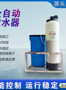 全自动软化水设备锅炉空调水处理离子交换器商用工业软水机装置