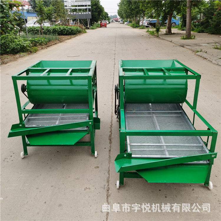 家用电动筛选机高粱小麦精选机双层震动筛选机