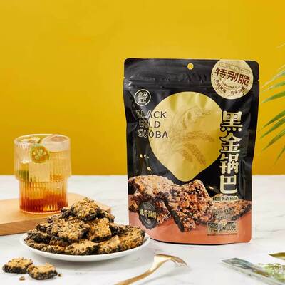 上海盒马代购糯米/黑金锅巴咸蛋黄肉松味260g 盒马MAX1kg小包分装