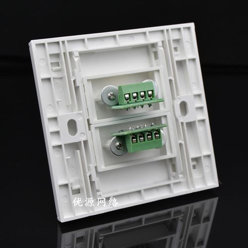 86型免焊USB网络插座面板双口USB数据延长线插座 二位USB暗装接口