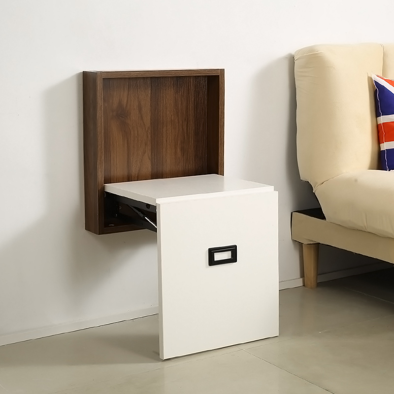 鞋柜隐藏式液压缓冲折叠换鞋凳壁挂式墙式入户玄关隐形凳五金配件