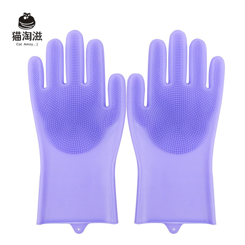 宠物洗澡手套狗狗猫咪洗澡神器猫防抓金毛搓澡带刷子泰迪防咬用品