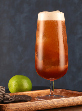 BARSOUL无铅水晶矮脚高清薄款金汤力长岛冰茶个性特调鸡尾酒杯