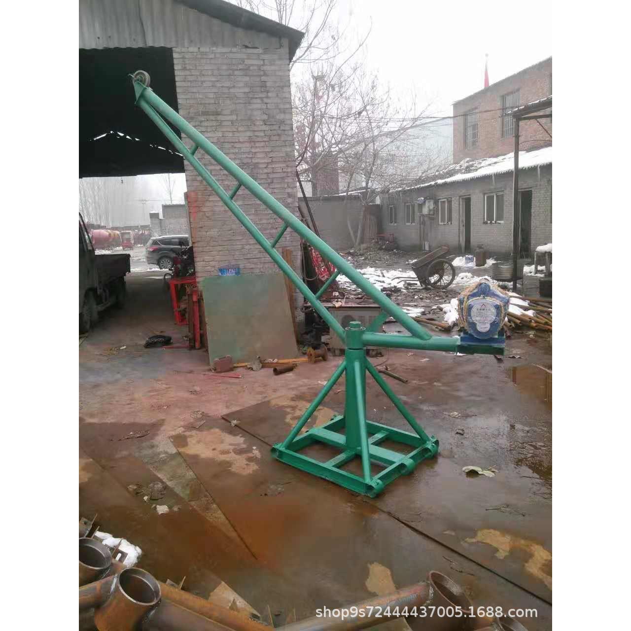 建筑转吊工程工地用起重机挖桩打井用小起重机农村楼房起吊机