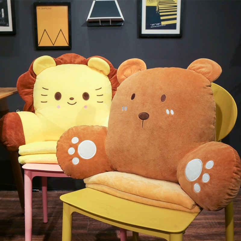 办公室护腰靠枕毯子汽车座椅大号抱枕靠垫靠背垫沙发孕妇椅子腰枕