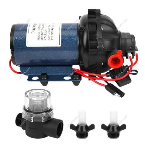 直流12V大流量20LPM高压70psi隔膜水泵自吸式增压清洗喷雾水泵