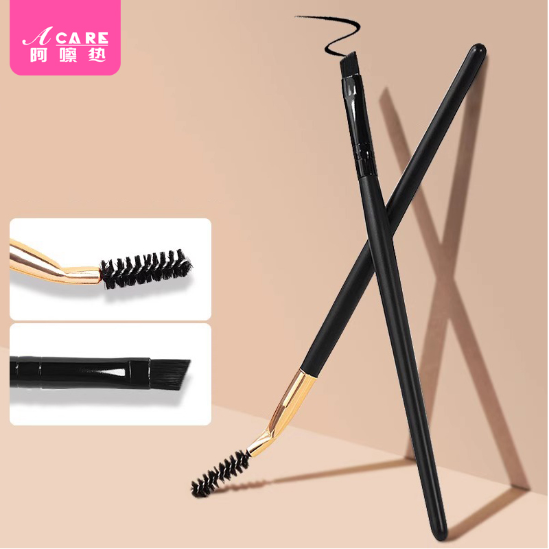 睫毛刷A1pq808-易上手螺旋眉粉眉梳化妆刷工具长杆便携眉毛刷双头