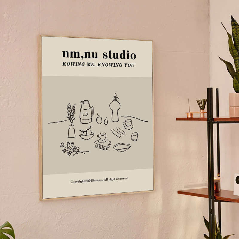 现代简约ins风抽象线条梨子与橙子艺术装饰画咖啡店餐厅客厅挂画,家居饰品,现代装饰画,淘宝优惠券,粉丝福利购,淘宝优惠卷