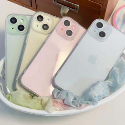 简约全包加厚镜头适用于17苹果17Air/16Promax手机壳iPhone15Plus/14透明苹果13pro防摔保护ip12pm个性11软套